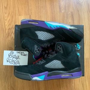 Jordan 5 Black Grape
